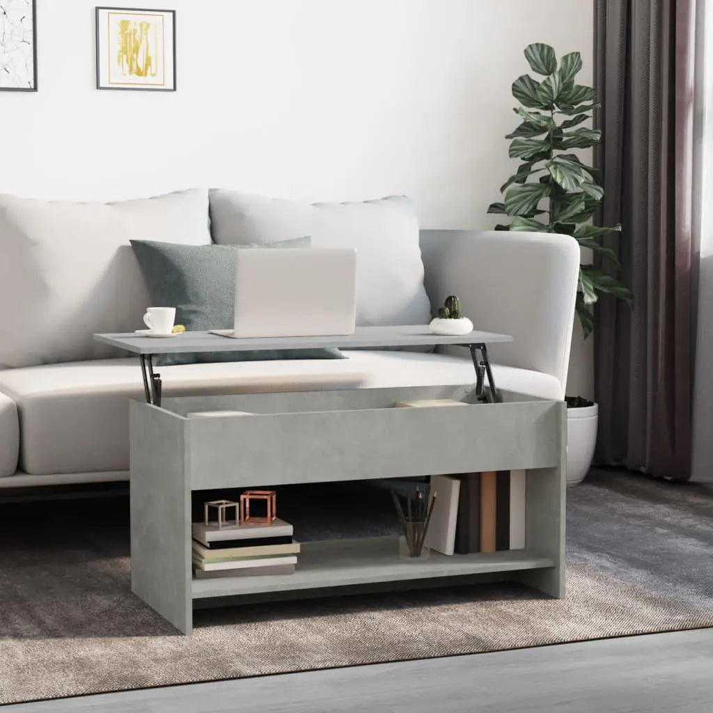 Coffee Table Concrete Gray 40.2