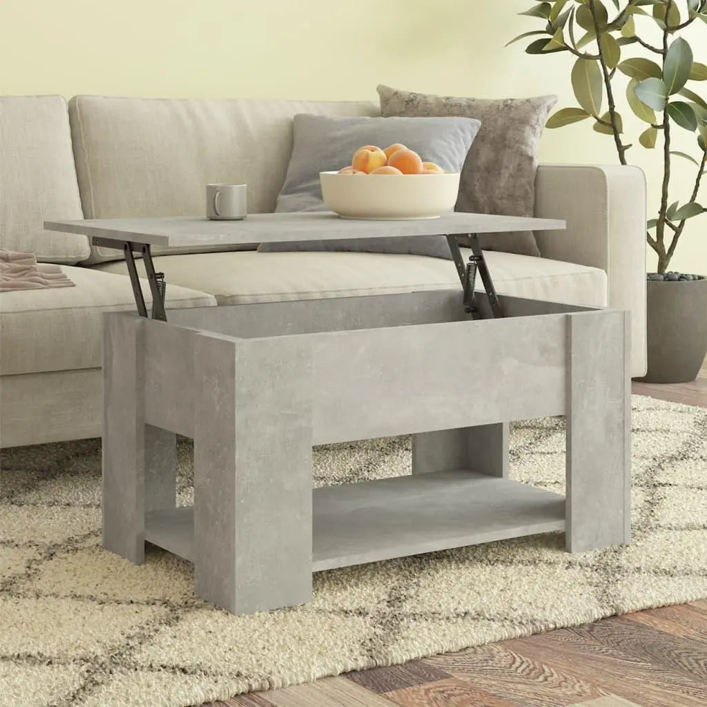 Coffee Table Concrete Gray 31.1