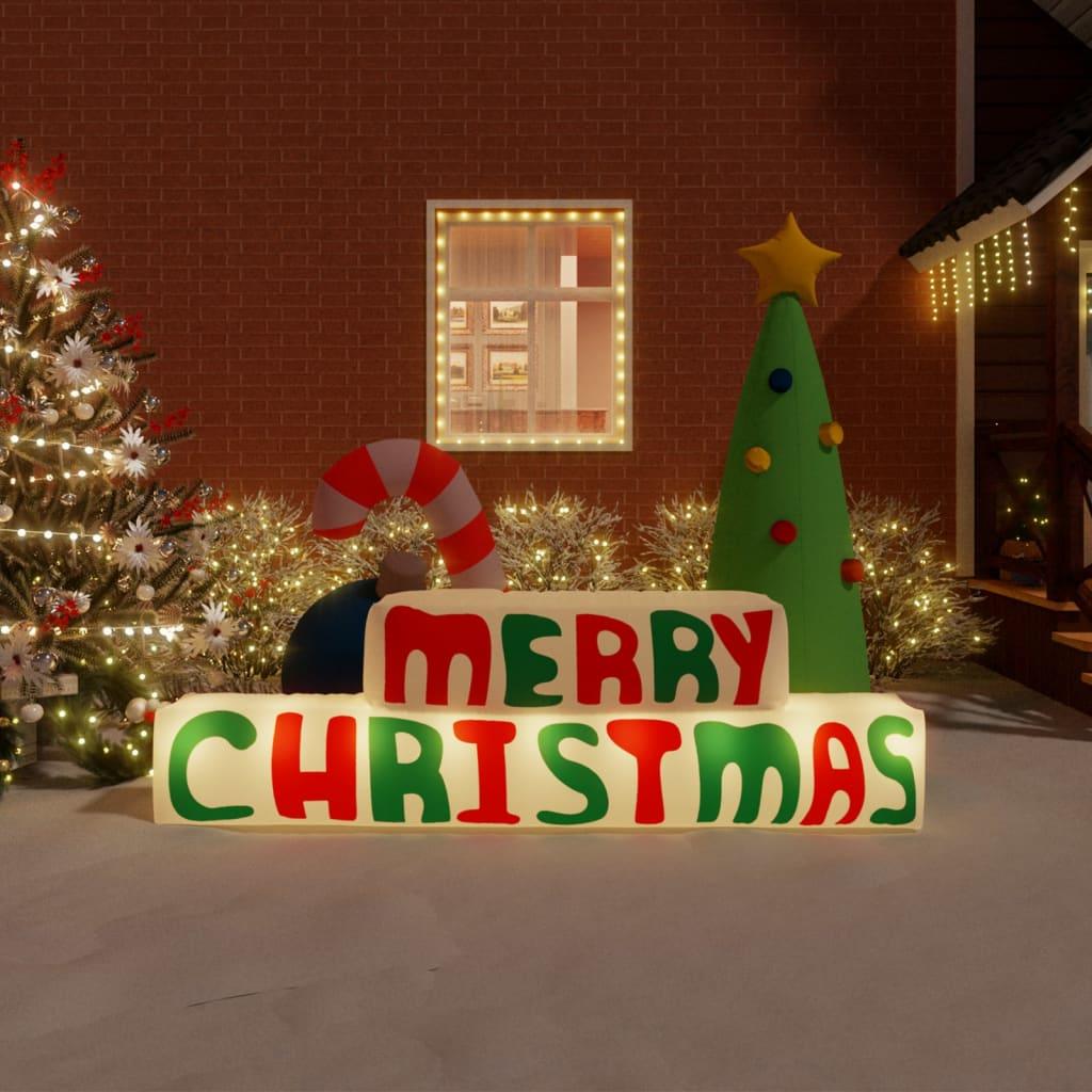 Inflatable Merry Christmas Decoration LED 77.6