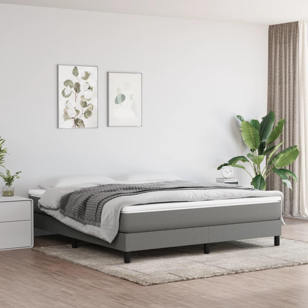 Pocket Spring Bed Mattress Dark Gray 59.8