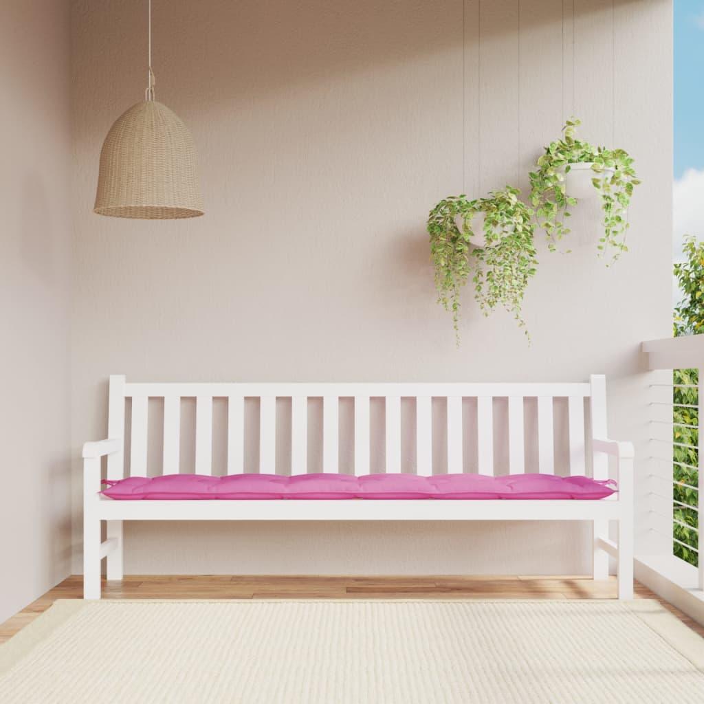 Garden Bench Cushion Pink 78.7