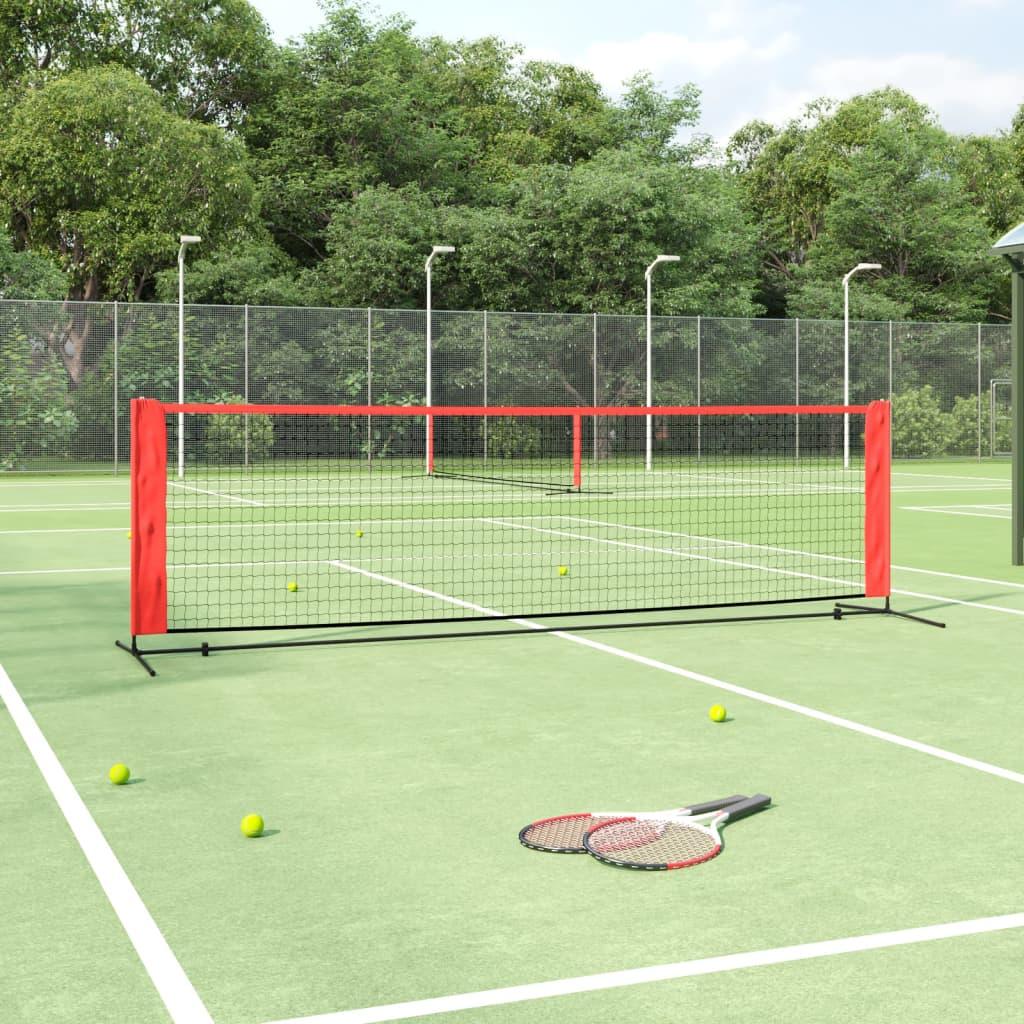 Tennis Net Black and Red 118.1