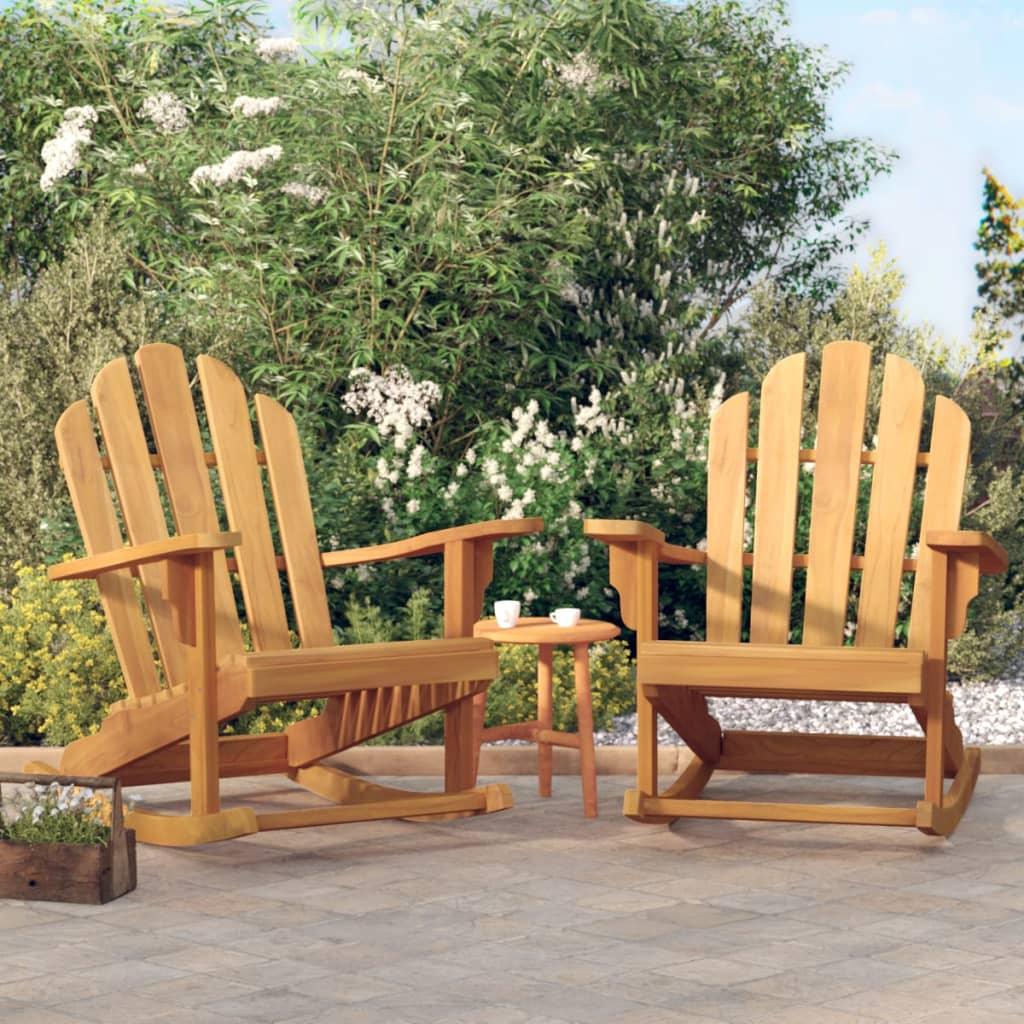 Patio Adirondack Rocking Chairs 2 pcs 31.1