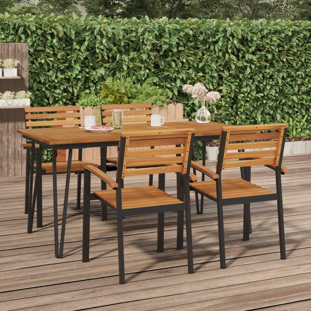 Patio Table with Hairpin Legs 63