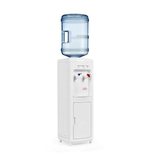 5 Gallons Hot and Cold Water Cooler Dispenser with Child Safety Lock