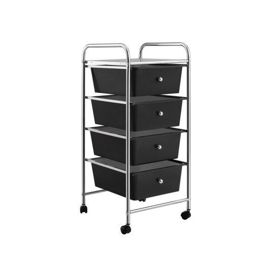 4 Drawers Metal Rolling Storage Cart at Set Shop and Smile