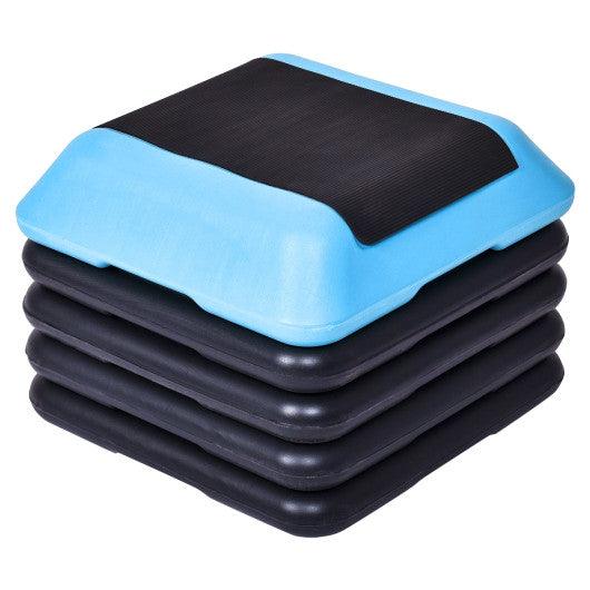 16 x 16 Inch  Adjustable 4 Risers Lightweight Aerobic Pedals